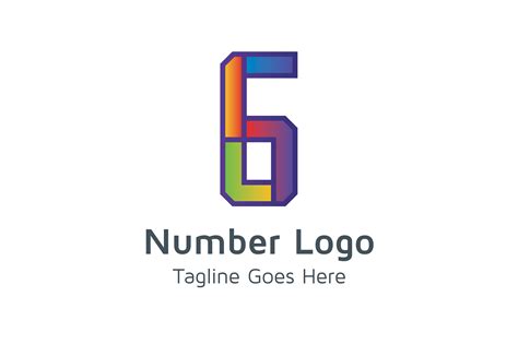 Number 6 Logo Graphic by TheHero · Creative Fabrica