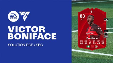 Solution Dce De Boniface Potm Sur Fc 24 Fut With Apero