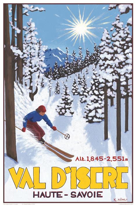 Vintage Ski Poster Vintage Ski Posters Pinterest