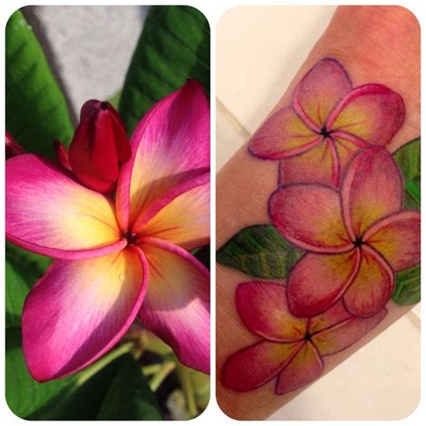 Plumeria Flower Tattoo Designs