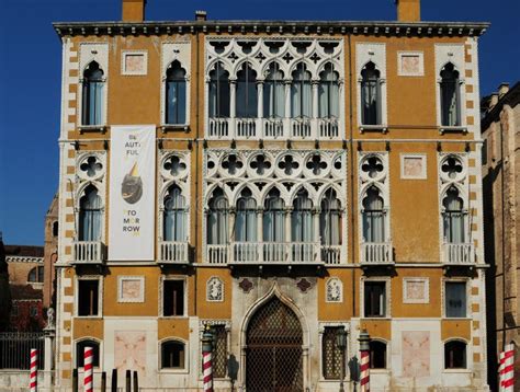 Facade Of The Venetian Renaissance Style Palazzo Franchetti On The