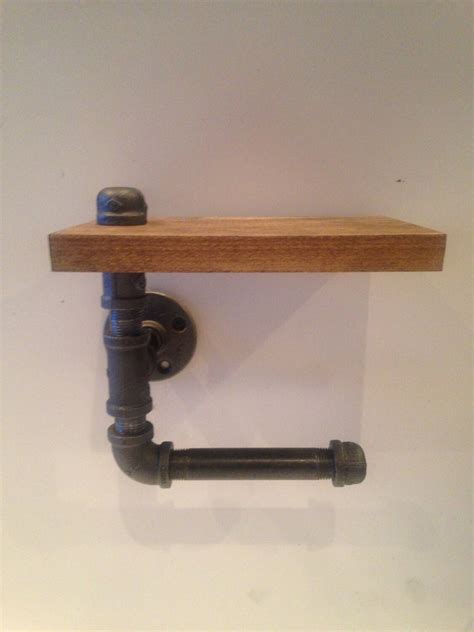 Industrial Pipe Toilet Paper Holder Etsy