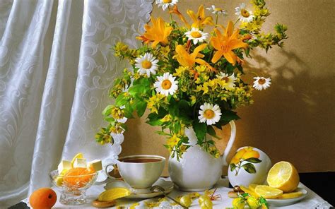 Still Life With Flowers Wallpapers Wallpaper Cave