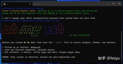 Windows安装Zsh终端 知乎