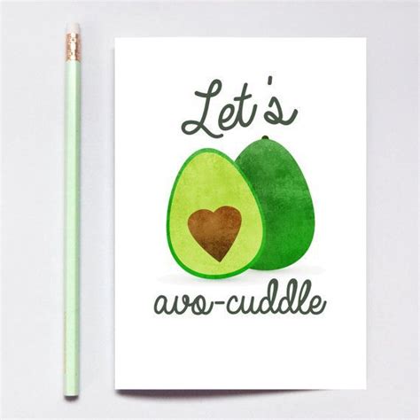 Let S Avocuddle Greeting Card Long Distance Relationship Boyfriend