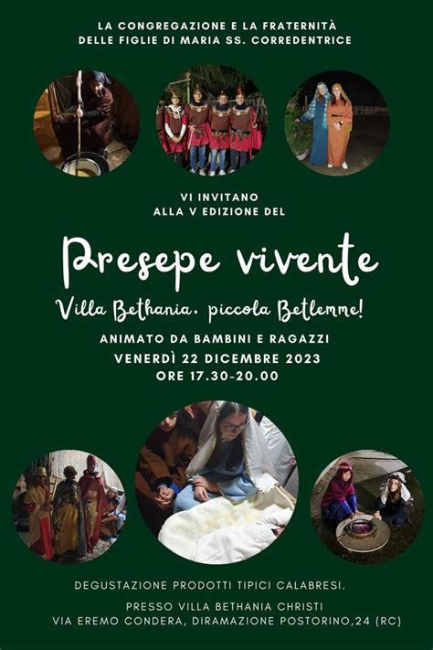 Reggio Calabria Presepe Vivente A Villa Bethania Calabria Live