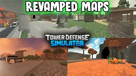 4 Revamped Maps Update Tower Defense Simulator Roblox Youtube