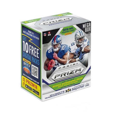 2018 Panini Prizm Football Mega Box Walmart