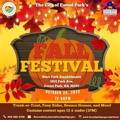 City of Forest Park Fall Festival / Tailgate | Forest Park, GA