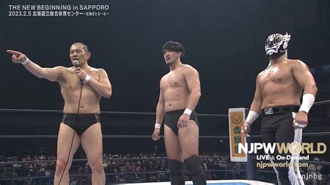 On Twitter Rt Njpwworld The New Beginning In Sapporo