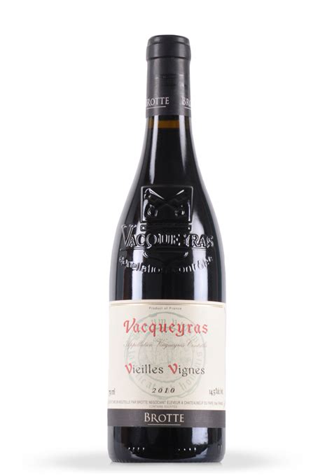 SmartDrinks Ro Wine Vieilles Vignes A O P Vacqueyras 2010 0 75L