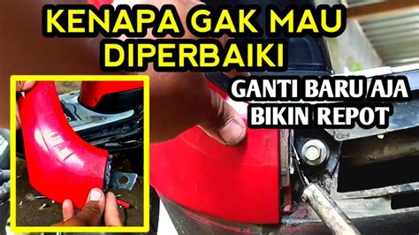 Cara Memperbaiki Body Motor Dudukan Patah YouTube