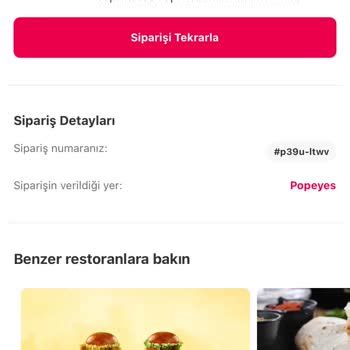 Yemek Sepeti Le Popeyes Ten Sipari Lerim Ge Ve Eksik Teslim Edildi