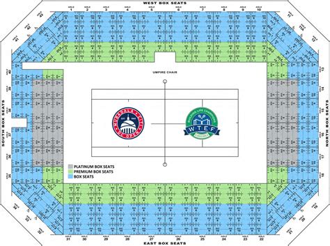 Stadium Map Mubadala Citi DC Open Tennis