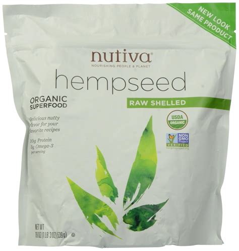 Nutiva Organic Hempseed Raw Shelled 19 Ounce Grocery