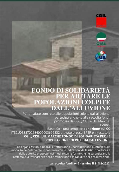 Fondo Di Solidariet Per Le Popolazioni Colpite Dallalluvione