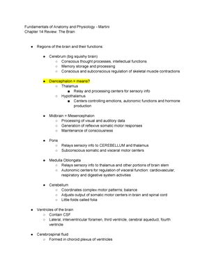 Chapter Outline Notes Bio Studocu