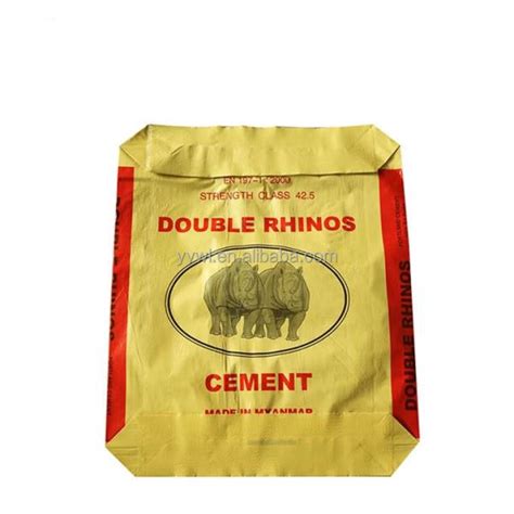 Cement Packing Bags 25KG 40KG 50KG PP Cement Empty Bags Ad Star Block