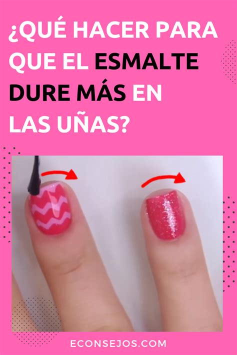 Para que el esmalte dure más atienda la punta de las uñas