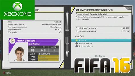 VOCES DECIDEM QUEM COMPRAR FIFA 16 Modo Carreira 24 Xbox One