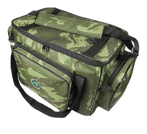 BOLSA DE PESCA CAMPING APETRECHO EBF COMBAT COR CAMUFLADA GRANDE