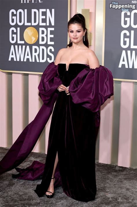 Selena Gomez Shows Off Her Sexy Boobs At The 80th Annual Golden Globe