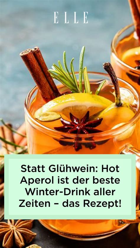 Heißer Aperol Spritz leckerste Alternative zu Glühwein ist jetzt