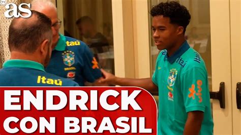 Endrick Ya Est Con Brasil Para La Copa Am Rica Youtube