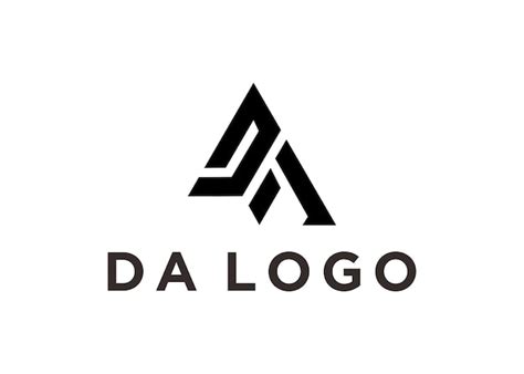 premium vector da logo design vector illustration