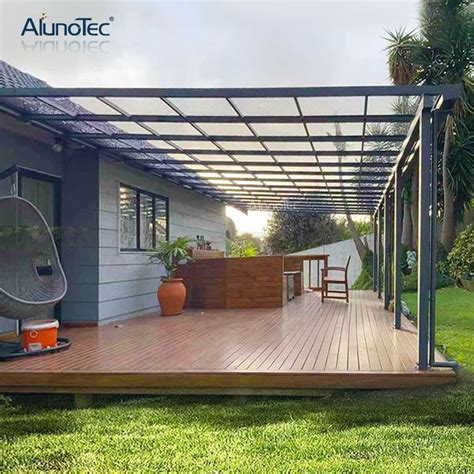 Polycarbonate Roof Aluminum Frame Gazebo Sun Shed Patio Awning - Buy ...