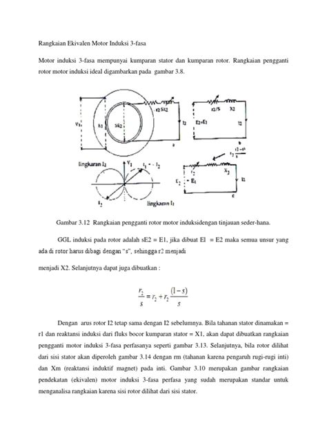 Rangkaian Ekivalen Motor Induksi 3 Pdf