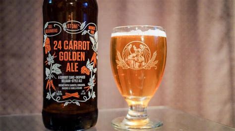 Stone 24 Carrot Golden Ale Stone Brewing Brewing Co Beer Cake