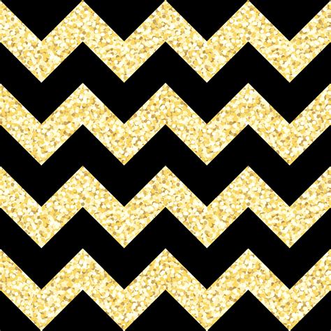 Gold Glitter Zigzag Pattern Vector Art At Vecteezy