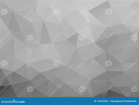 Gray Geometric Pattern stock vector. Illustration of hexagon - 135462607