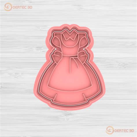 VESTIDO ALICIA Cortante Stamp Comprar En GERTEC3D