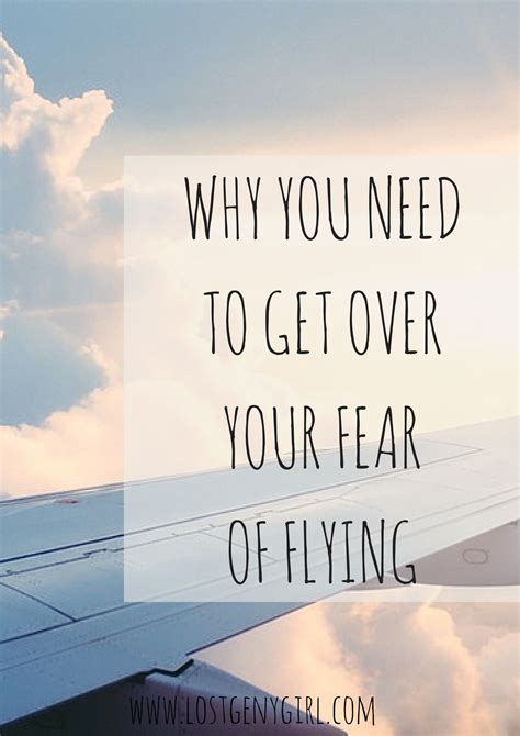 Why You Need To Get Over Your Fear Of Flying Artofit