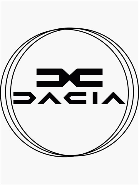 Dacia Logo Dacia Lover Cool Drive Sticker By Luivensy Redbubble