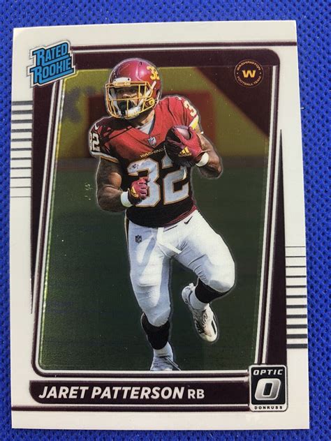 Jaret Patterson Panini Donruss Optic Football Rated Rookie