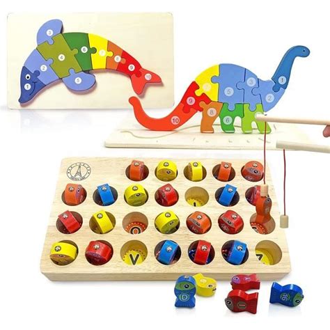 Jeux Educatifs Montessori Ans En Bois Grands Puzzles D Jeu