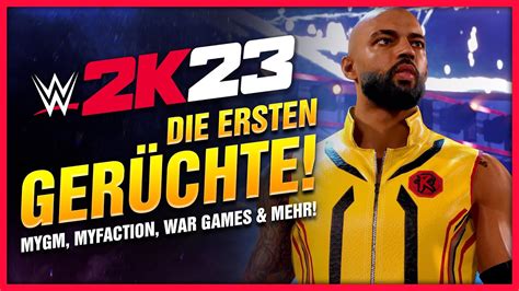 WWE 2K23 News ersten Gerüchte MyGM MyFaction War Games mehr