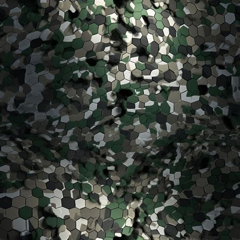 Premium Photo Camouflage Pattern Of A Mans Face With A Green And