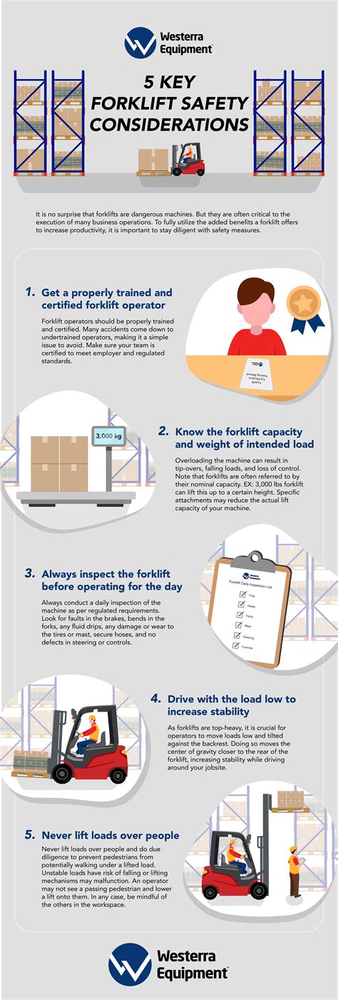 Critical Forklift Safety Tips Infographic Mrpranav NBKomputer