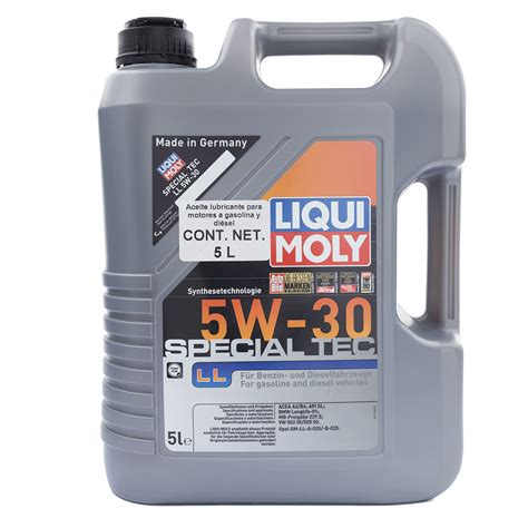 Garrafa De Aceite Liqui Moly Multigrado Sint Tico W Special Tec