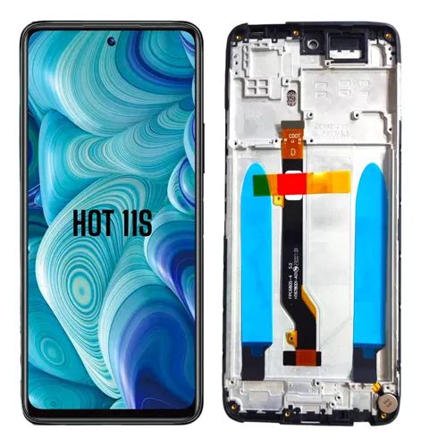 Tela Frontal Display Infinix Hot 11s Original Aro X6812