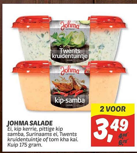 Johma Salade Ei Kip Kerrie Pittige Kip Samba Surinaams Ei Twents