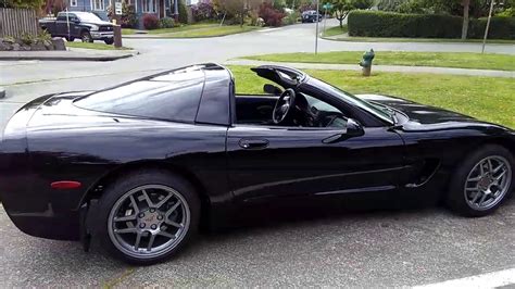 C5 Corvette Coupe W Roof Panel Remove Targa Top Youtube