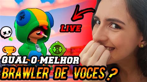 Live Brawl Stars Ao Vivo Jogando Geral Youtube