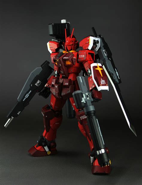 Custom Build MG 1 100 Gundam Amazing Red Warrior