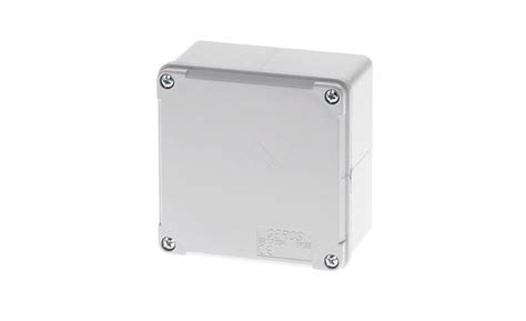 Wall Mounted Junction Box 100 X 100 X 60 Mm Ip 65 Gr17004 Geros