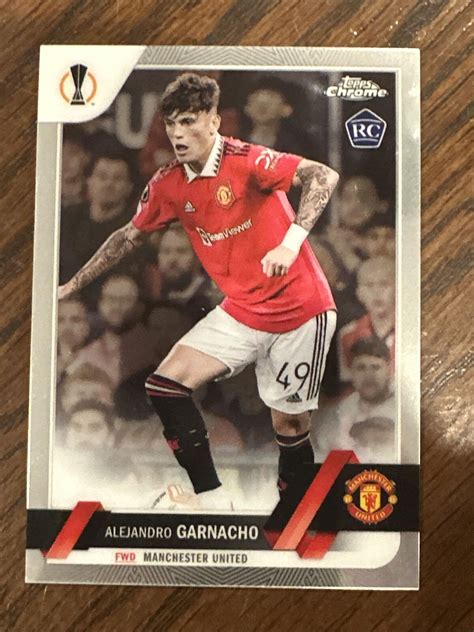 Alejandro Garnacho Topps Chrome Uefa Club Competition Rookie Rc